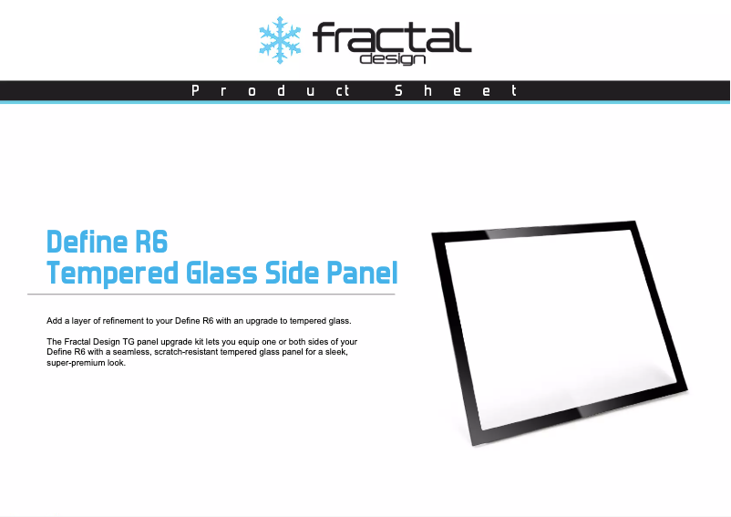 Imagen de la primera página del manual del dispositivo Define R6