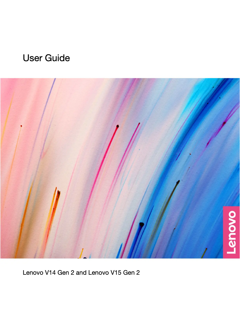 Page 1 de la notice Manuel utilisateur Lenovo V14 G2