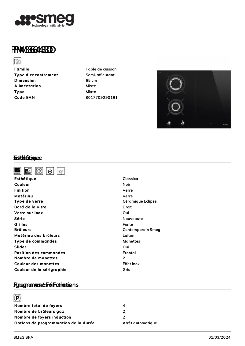 Image de la première page du manuel de l'appareil PM3643D