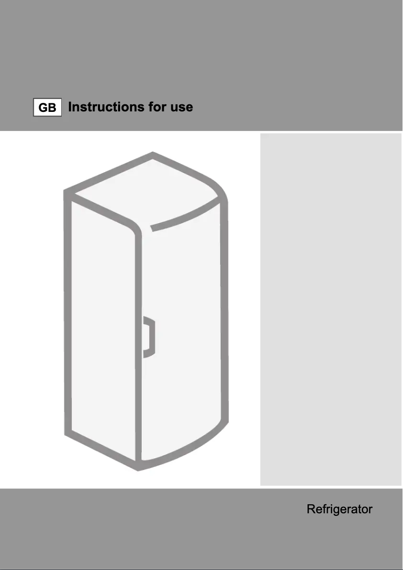 Página 1 del manual Manual de usuario Gorenje R6151BW