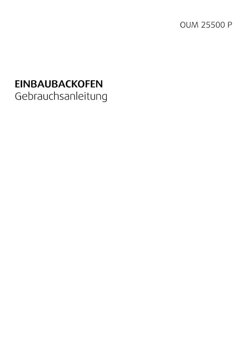 Page 1 de la notice Manuel utilisateur Beko OUM 25500