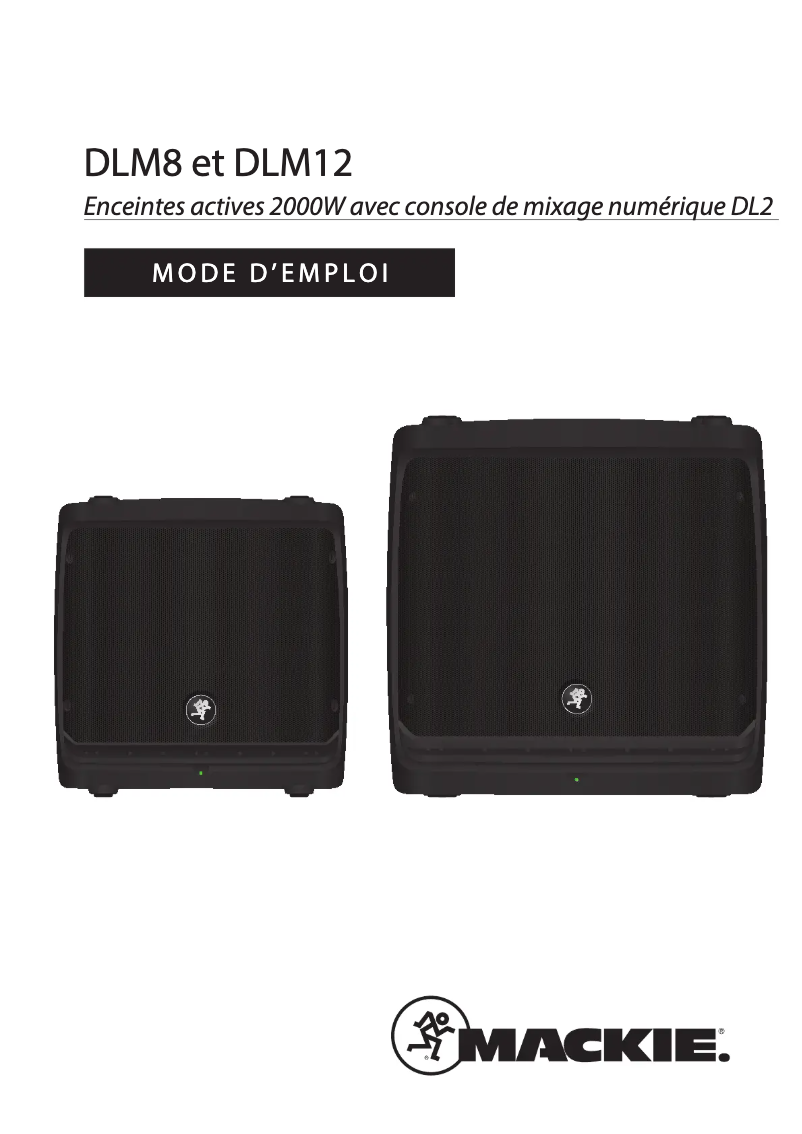 Page n°1 - Manuel utilisateur Mackie DLM12