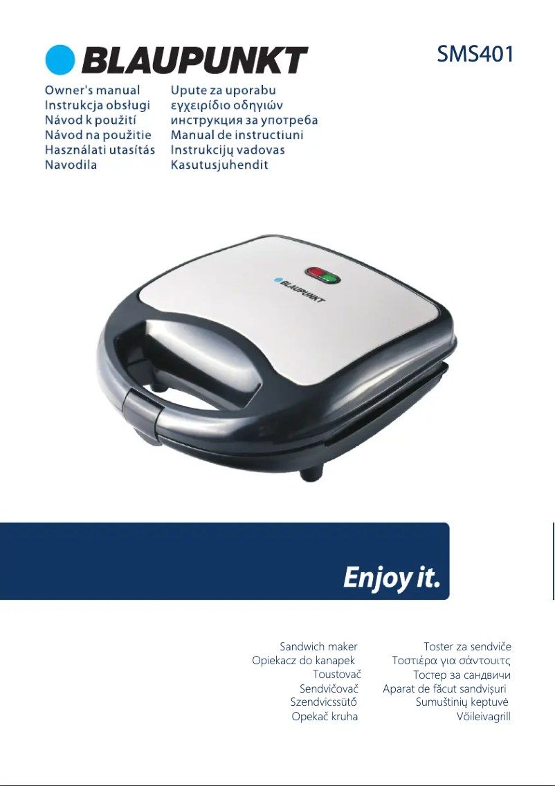 Page n°1 - Manuel utilisateur Blaupunkt SMS401