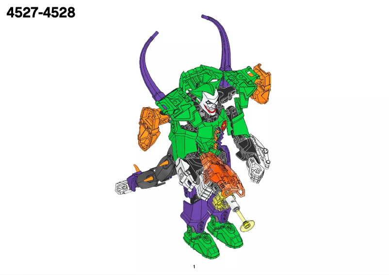 Page n°1 - Manuel utilisateur Lego DC Universe Super Heroes 4527