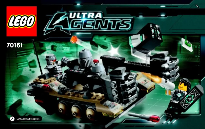 Page 1 de la notice Manuel utilisateur Lego Ultra Agents 70161