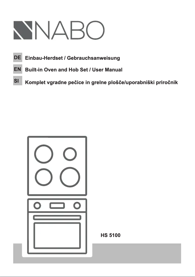 Page 1 de la notice Manuel utilisateur Nabo HS 5100