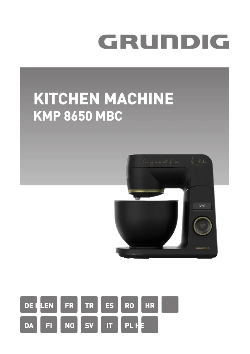 Image de la première page du manuel de l'appareil KMP 8650 MBC