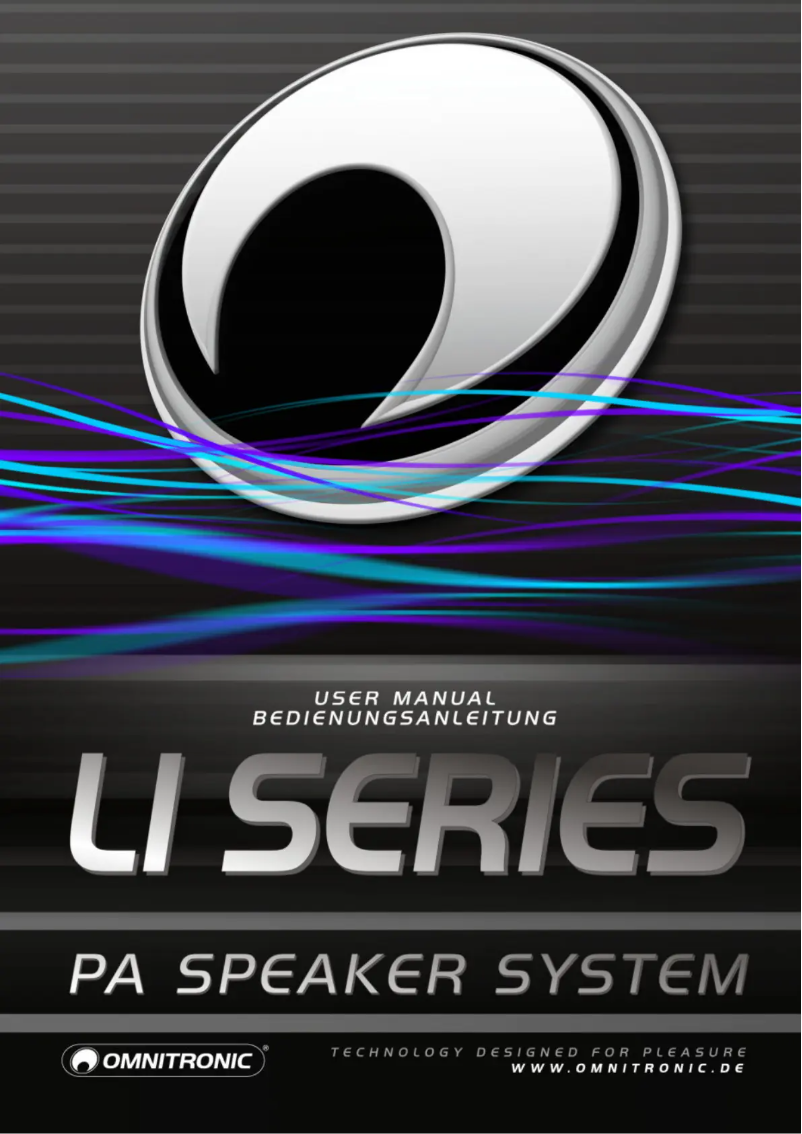 Page n°1 - Manuel utilisateur Omnitronic LI-206B MK2