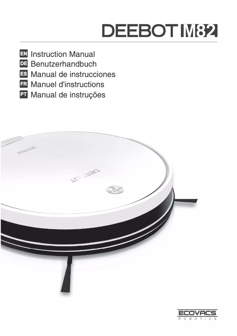 Página 1 del manual Manual de usuario ECOVACS Deebot M82