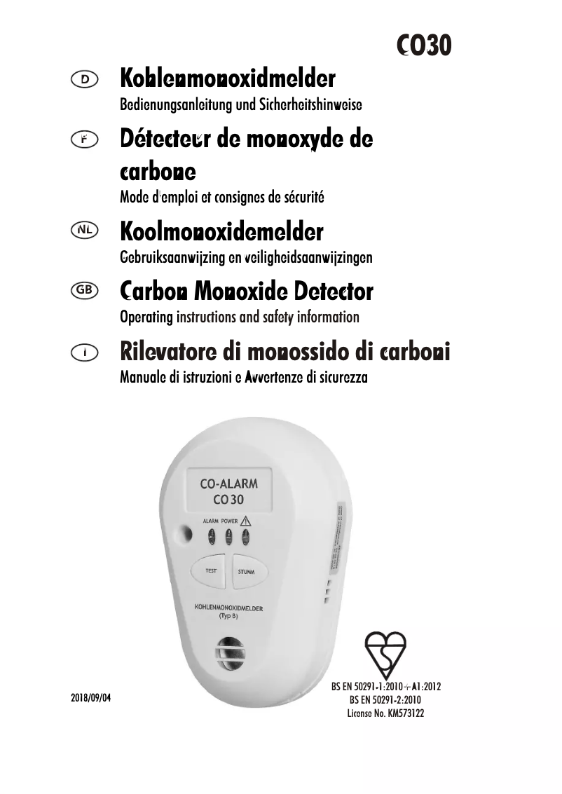 Página 1 del manual Manual de usuario Pentatech CO30