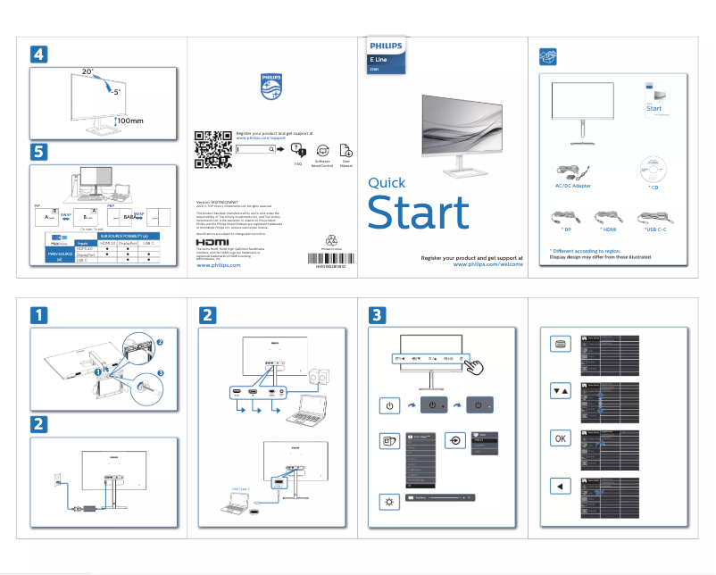 Image de la première page du manuel de l'appareil 279E1EW
