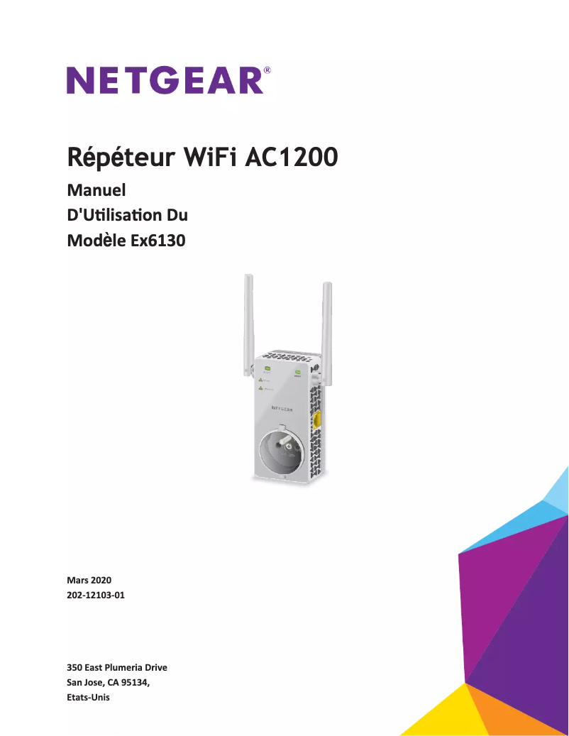 Image de la première page du manuel de l'appareil EX6130