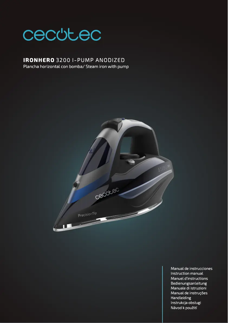 Image de la première page du manuel de l'appareil IronHero 3200 i-Pump Anodized