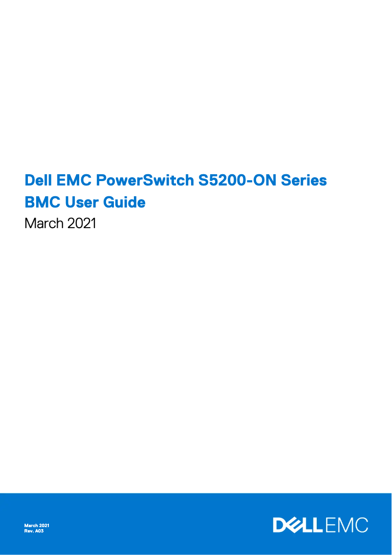Página 1 del manual Manual de usuario Dell PowerSwitch S5224F-ON