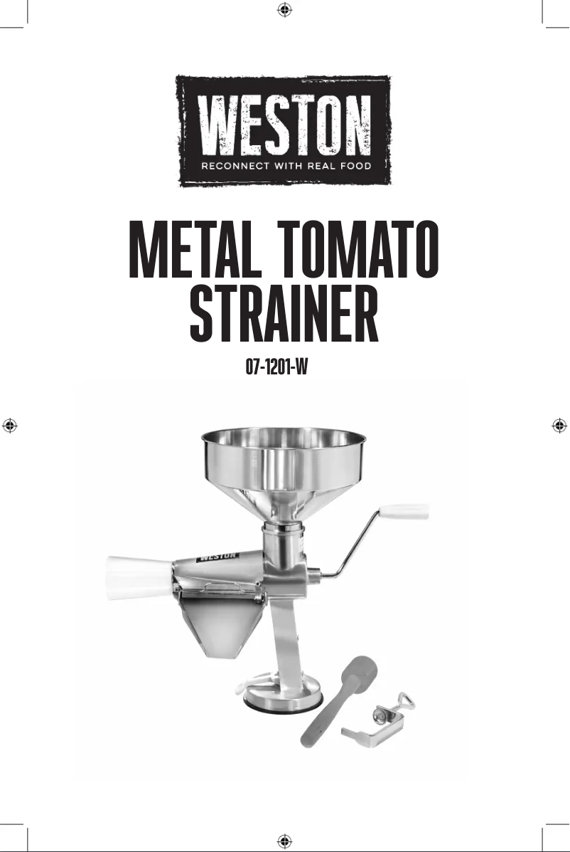 Page 1 de la notice Manuel utilisateur Weston 07-1201-W