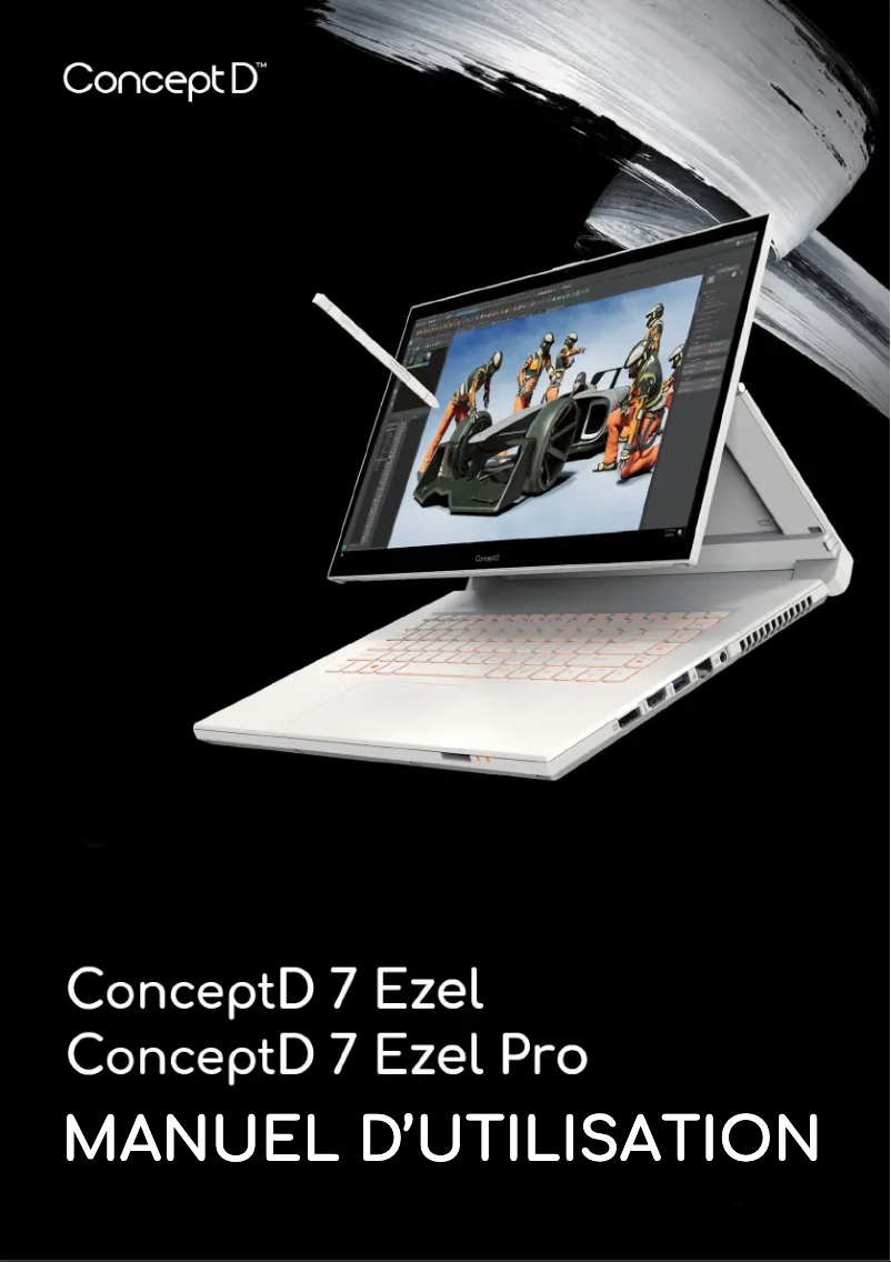 Página 1 del manual Manual de usuario Acer ConceptD 7 Ezel