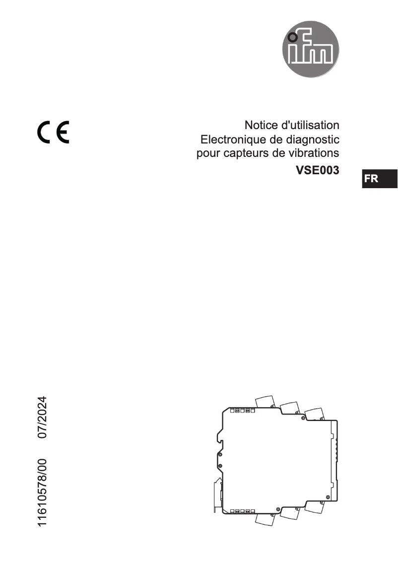 Image de la première page du manuel de l'appareil VSE003