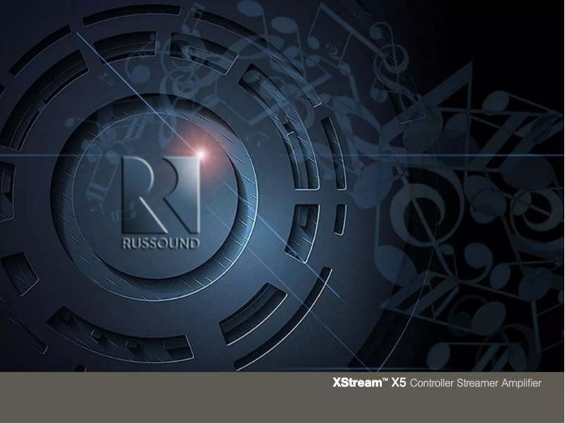 Page n°1 - Manuel utilisateur Russound XStream X5