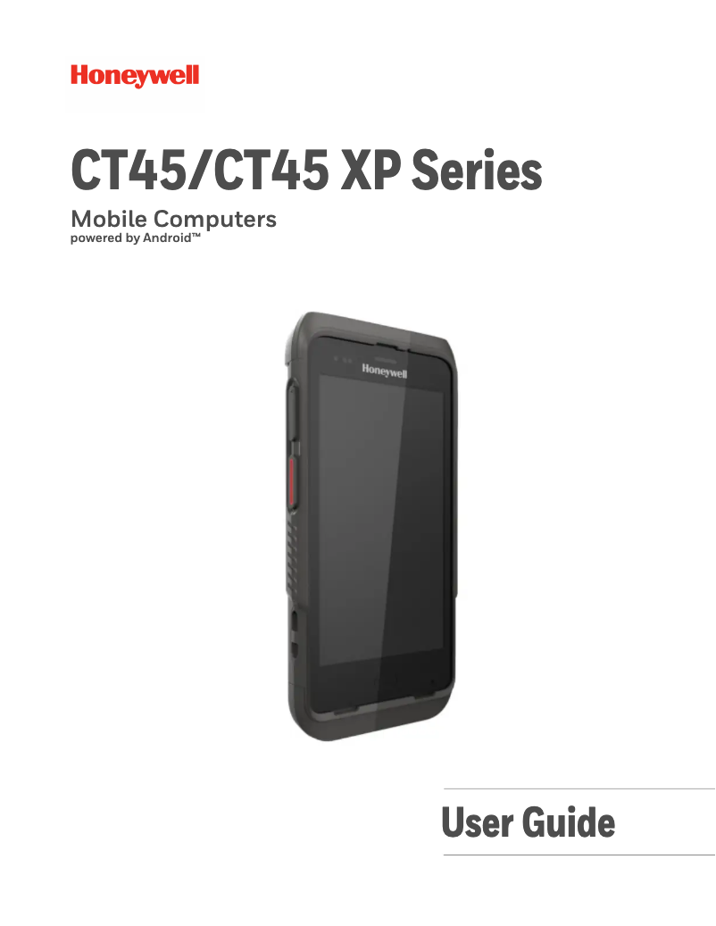 Image de la première page du manuel de l'appareil CT45