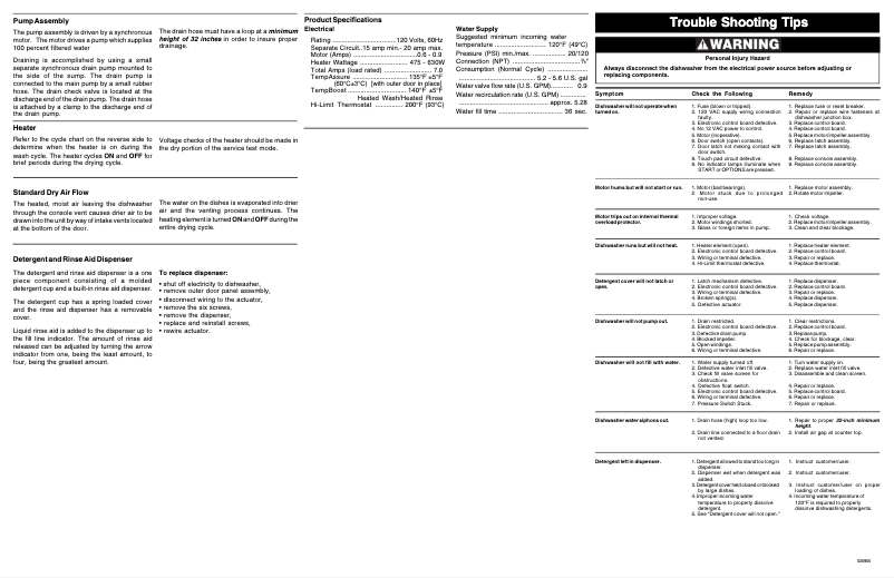 Page 1 de la notice Mode d'emploi Frigidaire FFBD1821M