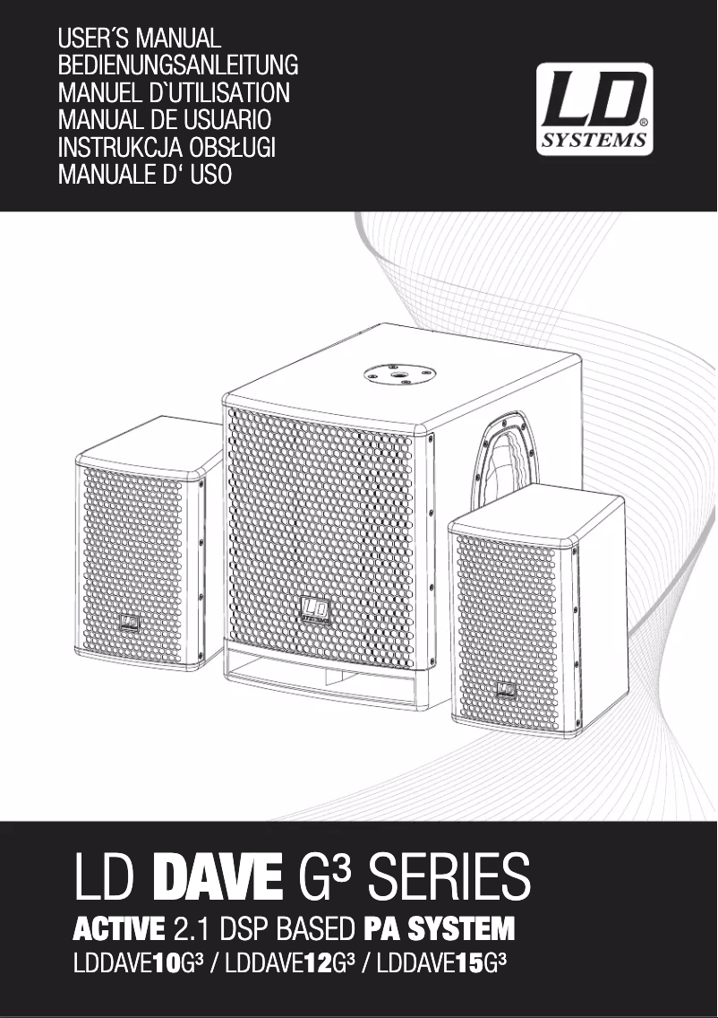 Image de la première page du manuel de l'appareil DAVE 12 G3