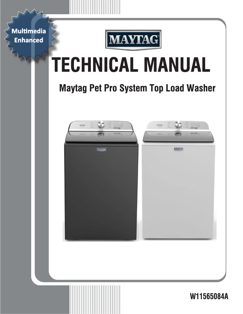 Page 1 de la notice Informations de garantie Maytag MVW6500MBK