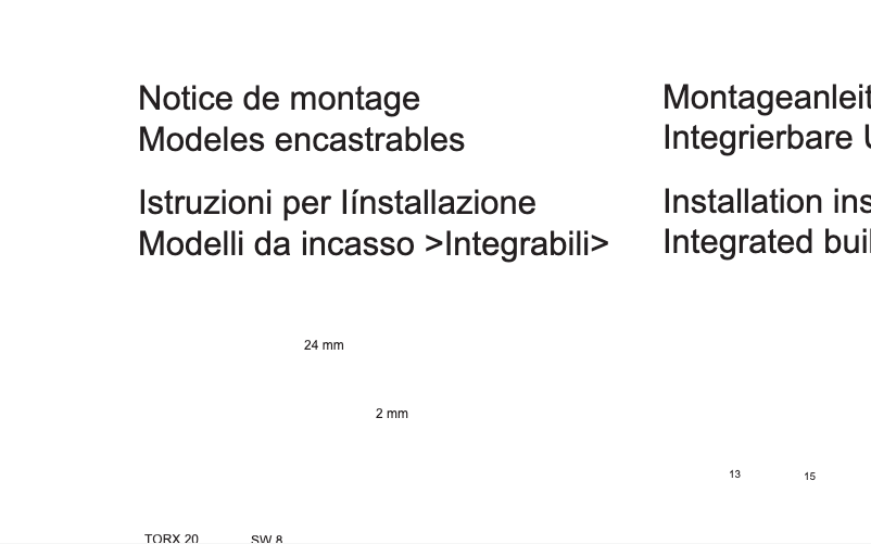 Page 1 de la notice Guide d'installation Siemens GU15DA55I