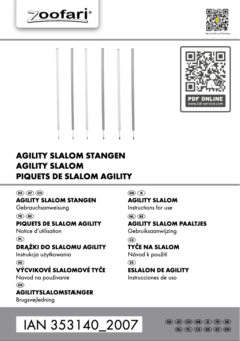 Image de la première page du manuel de l'appareil IAN 353140