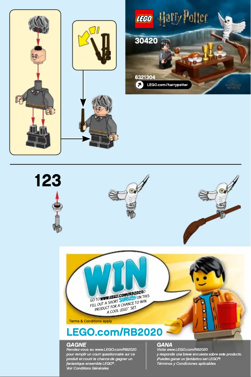 Page n°1 - Manuel utilisateur Lego Harry Potter 30420