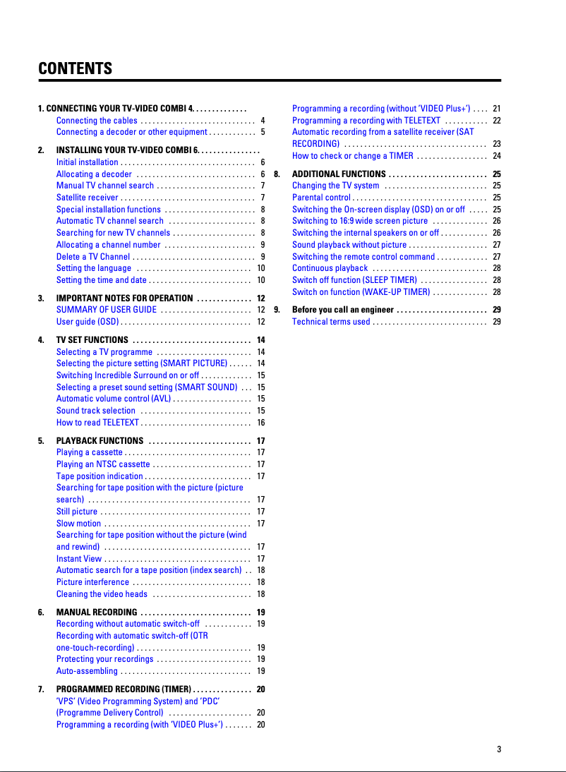 Page n°1 - Manuel utilisateur Philips 21PV918