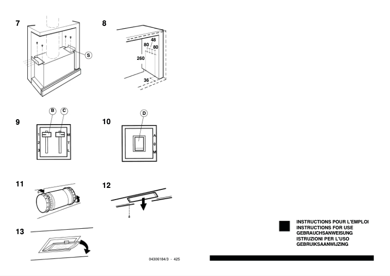 Page 1 de la notice Manuel utilisateur Hoover HHT 682 X