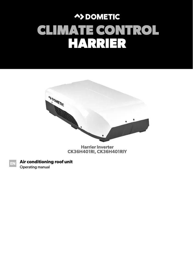 Página 1 del manual Manual de usuario Dometic Harrier Lite