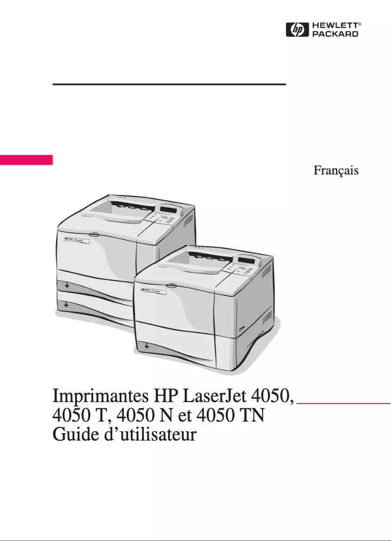 Page 1 de la notice Manuel utilisateur HP LaserJet 4050