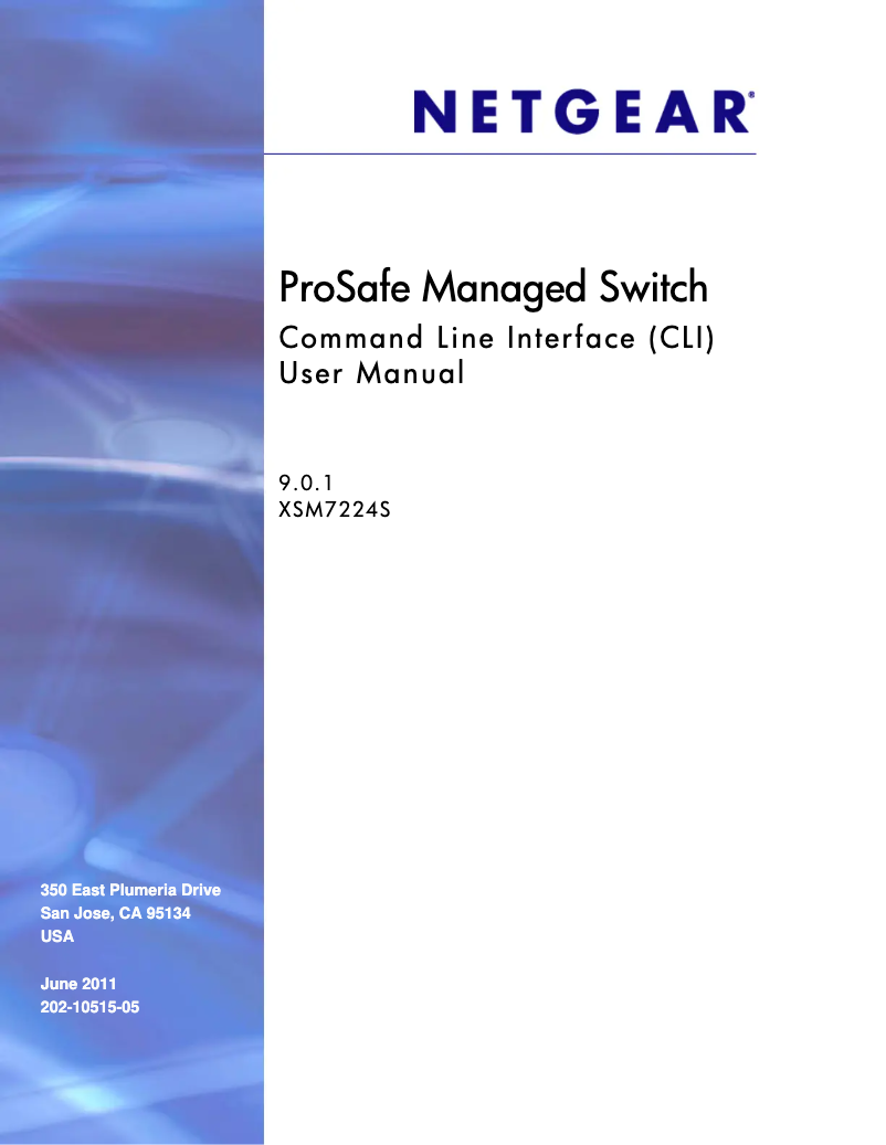 Page n°1 - Manuel utilisateur Netgear ProSafe M7300-24XF