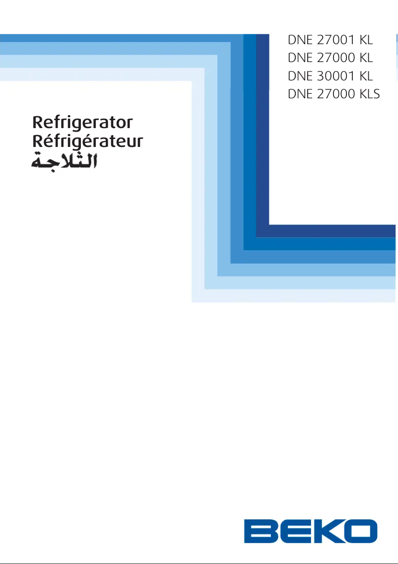 Page n°1 - Manuel utilisateur Beko DNE30001KL