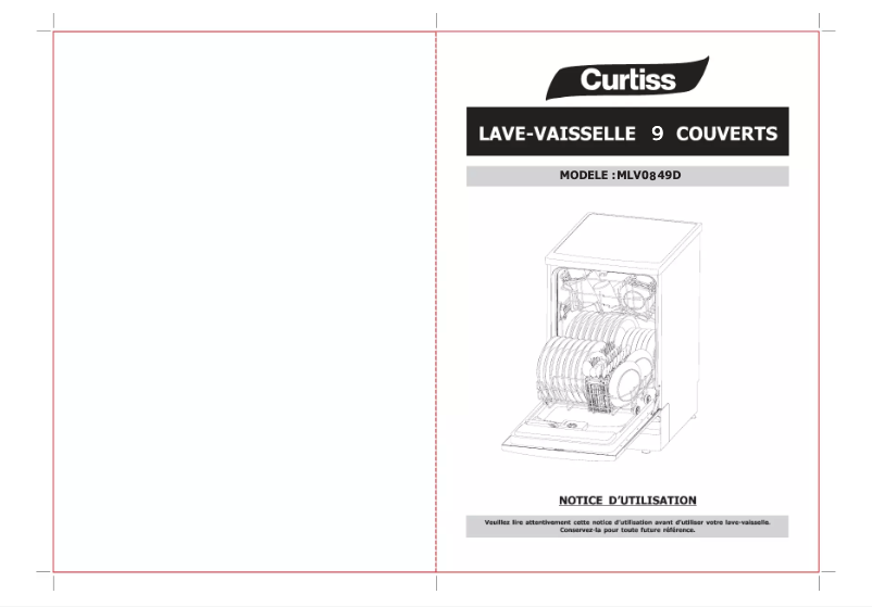 Image de la première page du manuel de l'appareil MLV 0849 D