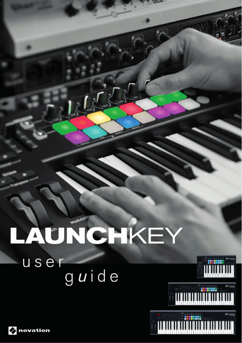 Page 1 de la notice Manuel utilisateur Novation Launchkey 61 MK2