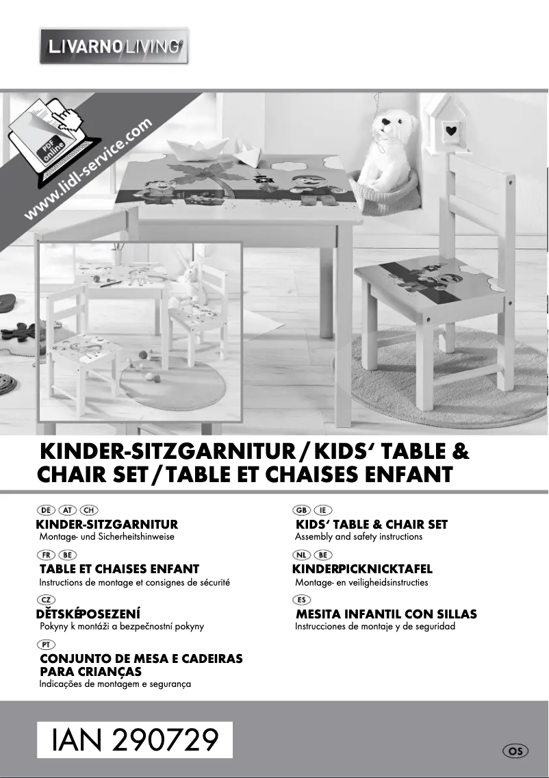 Page 1 of the manual User Manual Livarno Lux IAN 290729