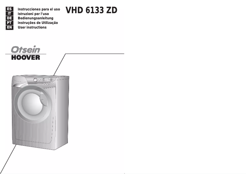 Image de la première page du manuel de l'appareil VHD 6133ZD-37