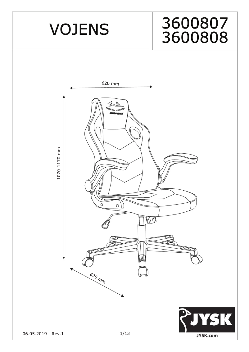 Image de la première page du manuel de l'appareil Vojens