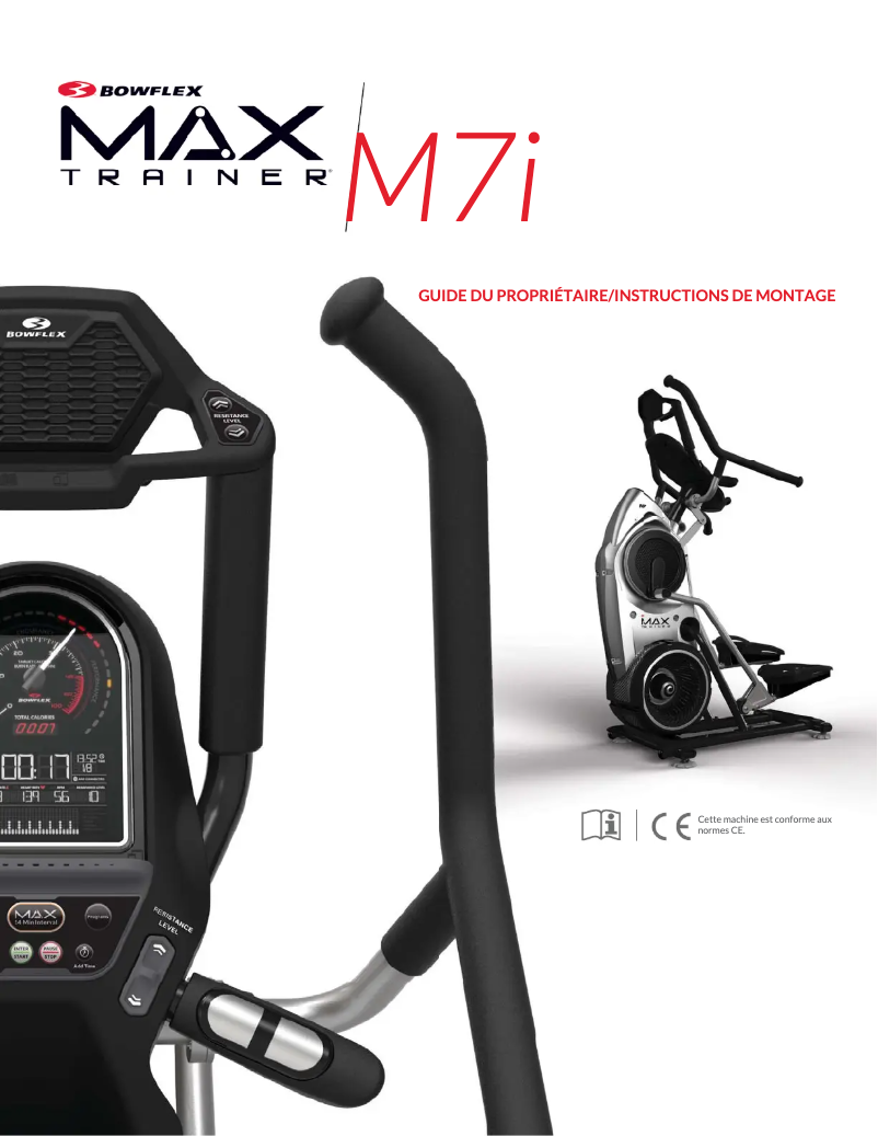 Page n°1 - Manuel utilisateur Bowflex Max Trainer M7i
