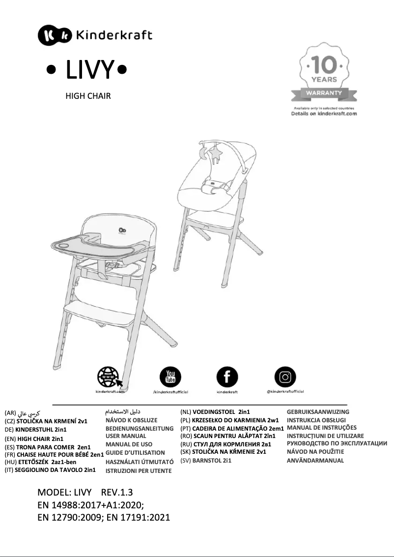 Image de la première page du manuel de l'appareil LIVY