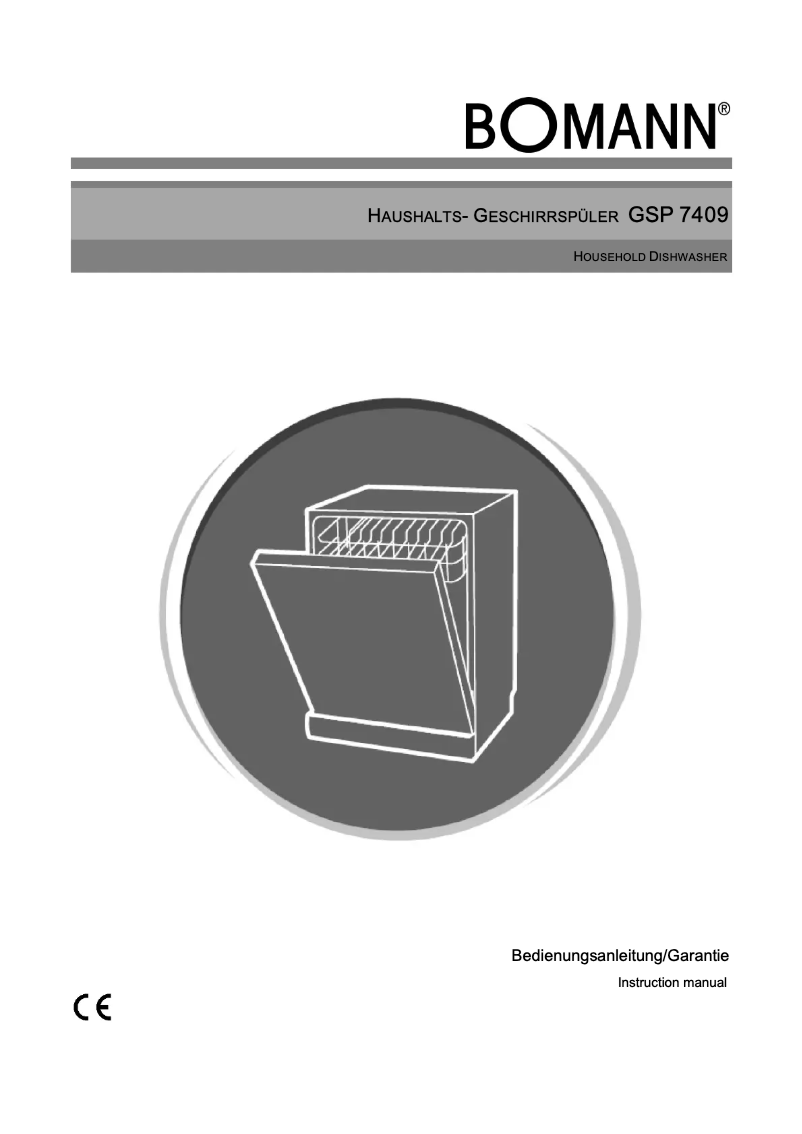 Page n°1 - Manuel utilisateur Bomann GSP 7409
