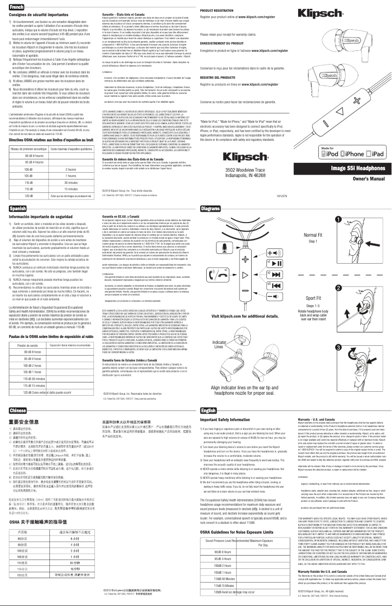 Image de la première page du manuel de l'appareil Image S5i Rugged