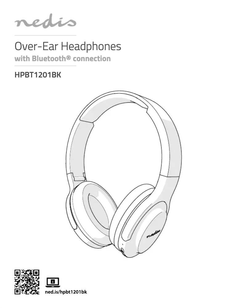 Page 1 de la notice Manuel utilisateur Nedis HPBT1201BK