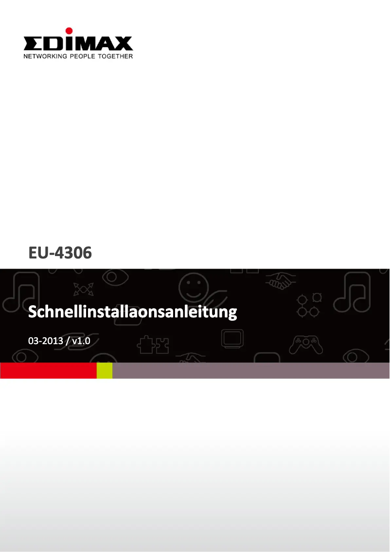 Page n°1 - Manuel utilisateur Edimax EU-4306