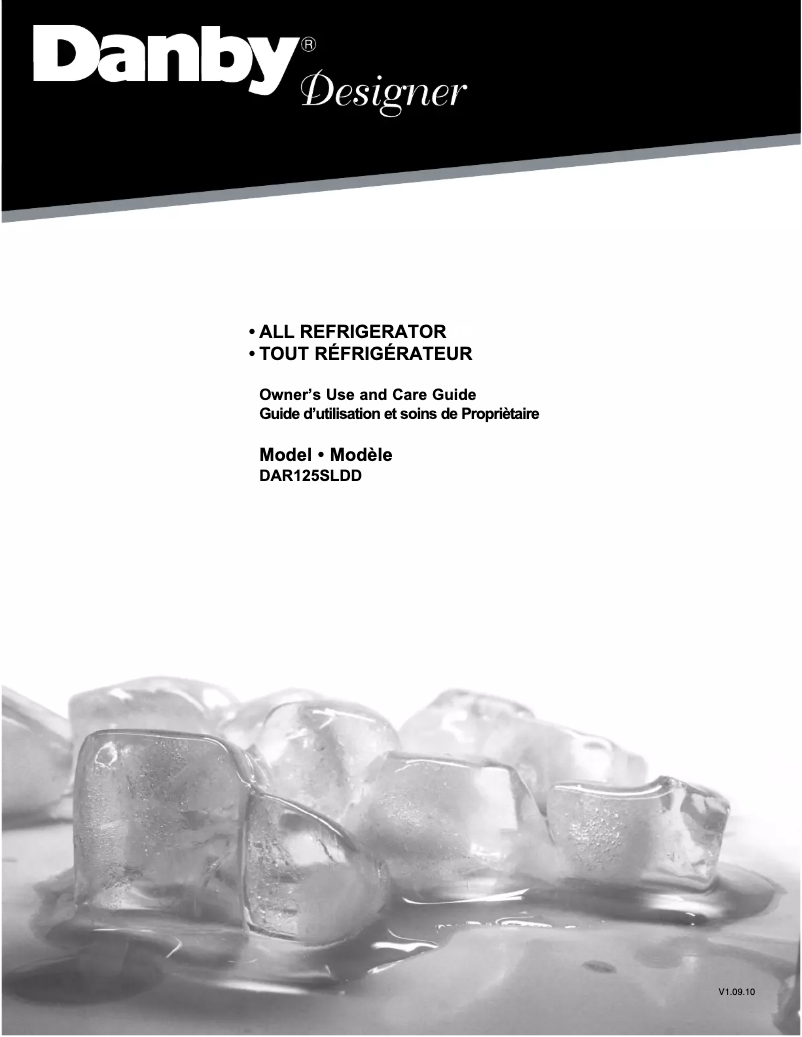 Image de la première page du manuel de l'appareil DAR125SLDD