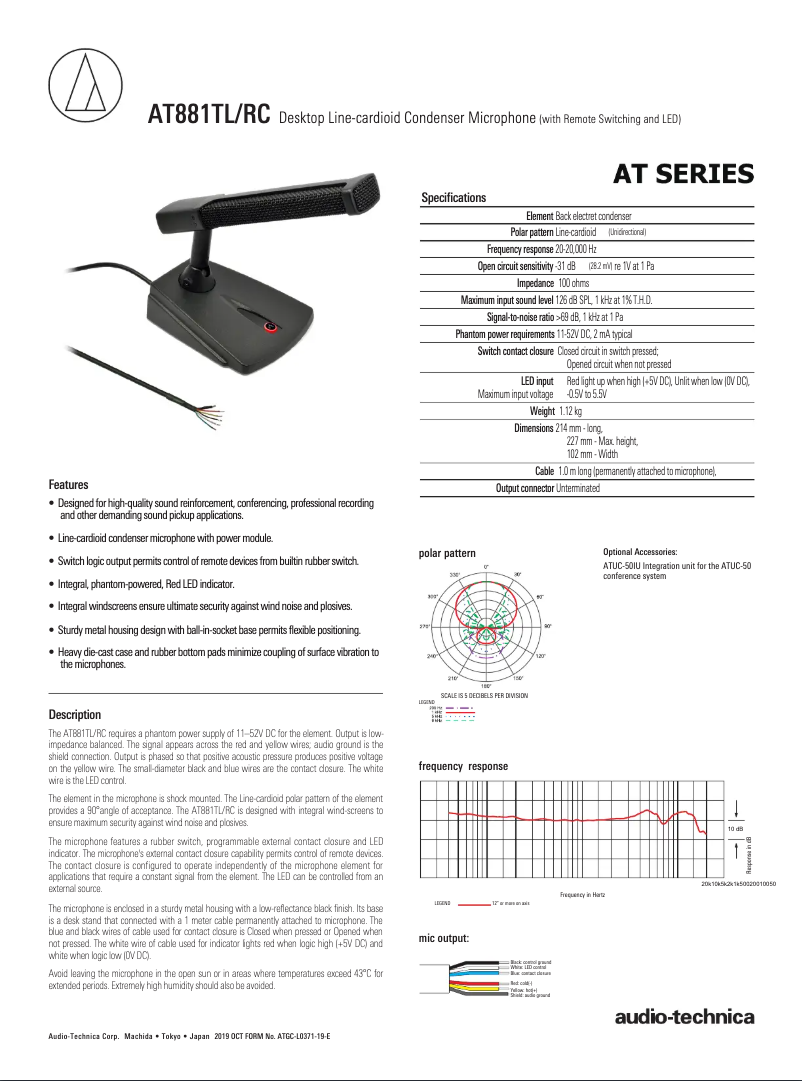 Image de la première page du manuel de l'appareil AT881TL/RC