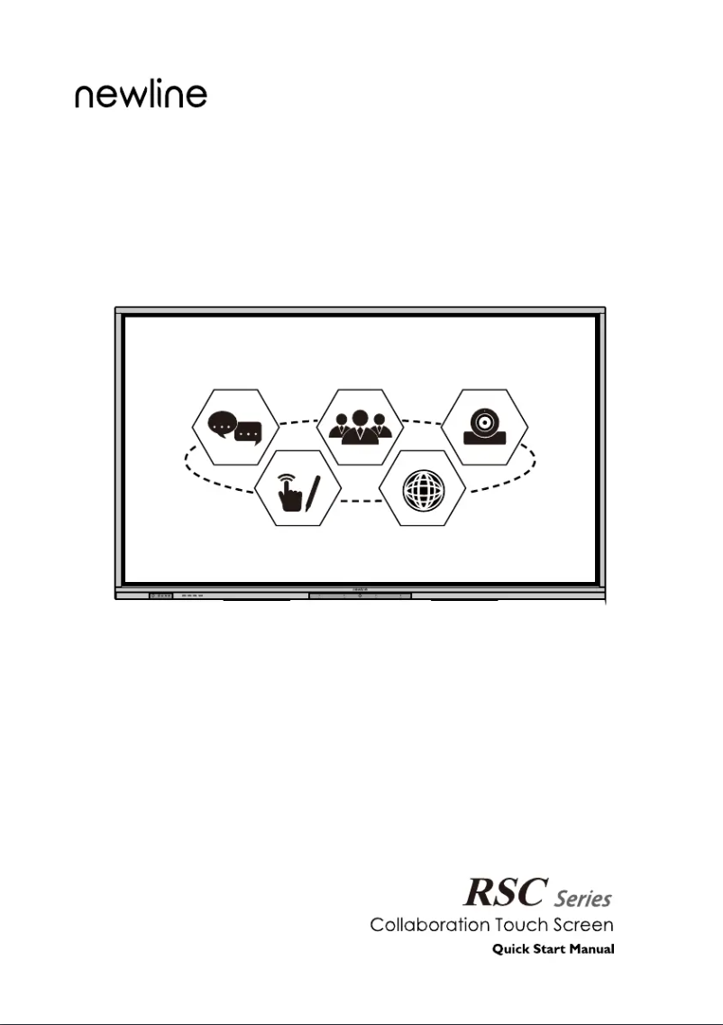 Page 1 of the manual User Manual Newline TT-8619RSC