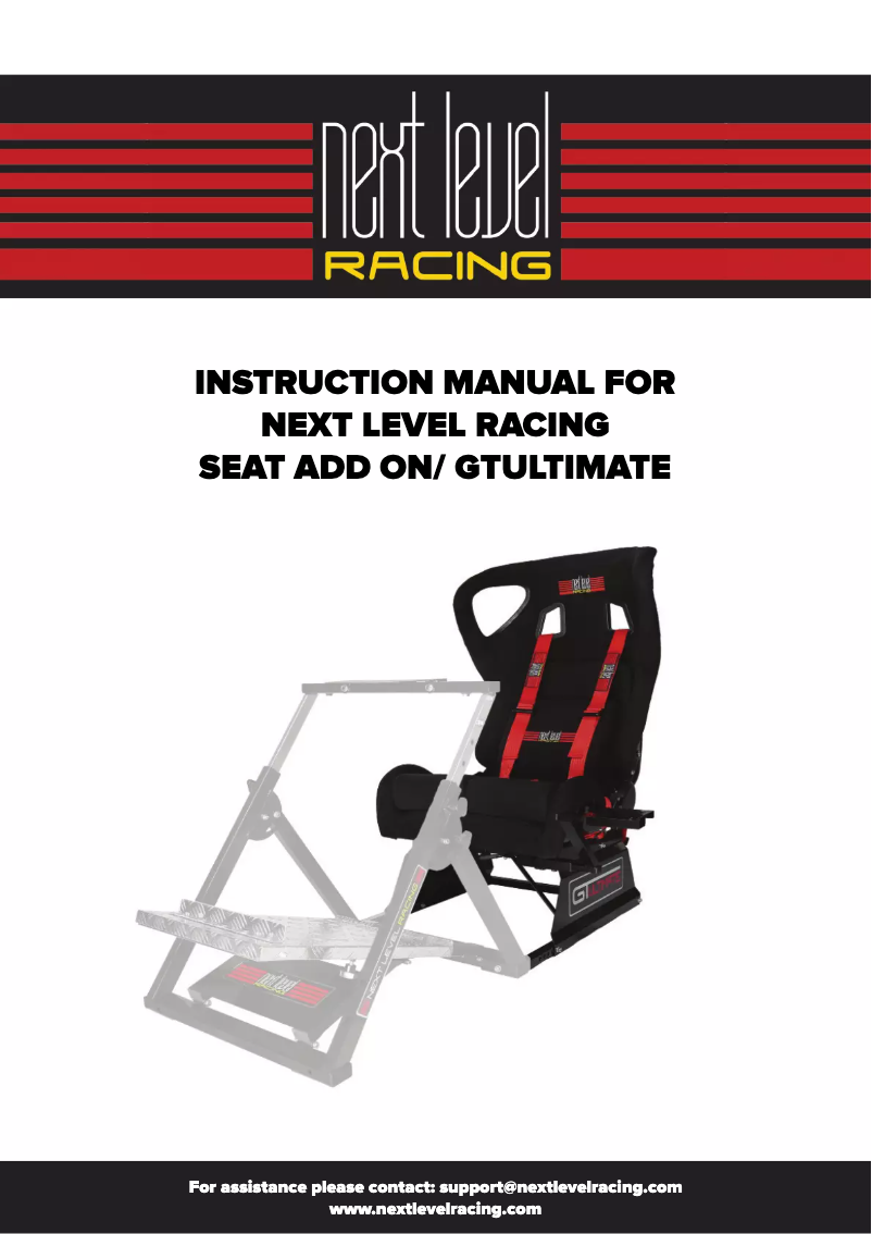 Page n°1 - Manuel utilisateur Next Level Racing GTultimate V2